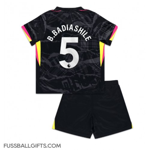 Chelsea Benoit Badiashile #5 Fußballbekleidung 3rd trikot Kinder 2024-25 Kurzarm (+ kurze hosen)